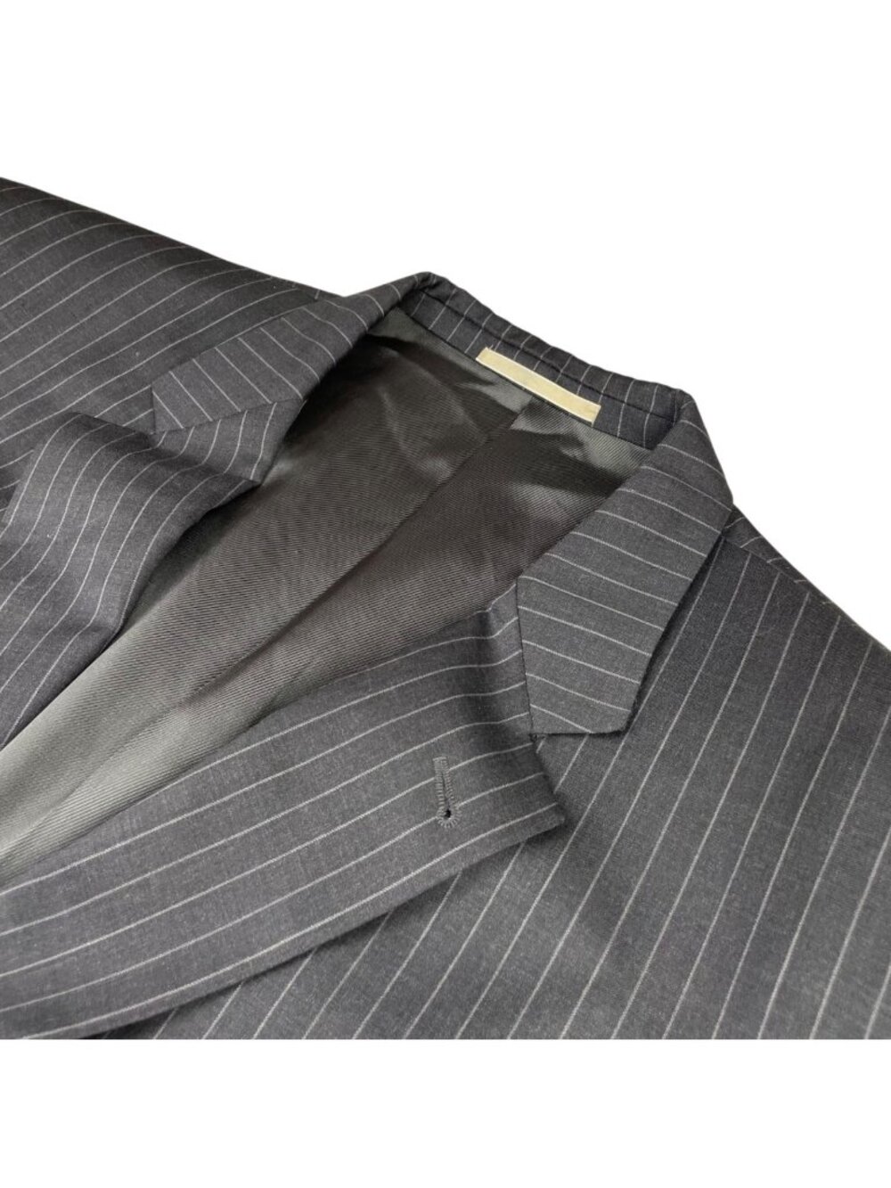 Burberry Men's Kensington 100% Wool 2-Button Blazer Gray Stripe • 52L